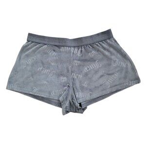 Juicy Couture Sleepwear Women's Grey Velour Sleep Shorts Sz L